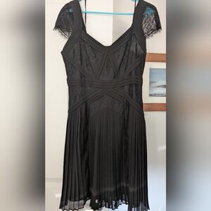BCBGMaxAzria Black Lace Dress